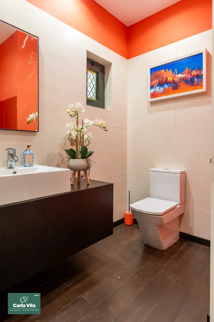 Badezimmer von Haus oder Chalet zum Verkauf in O Corgo   mit Heizung, Privatgarten und Parkett