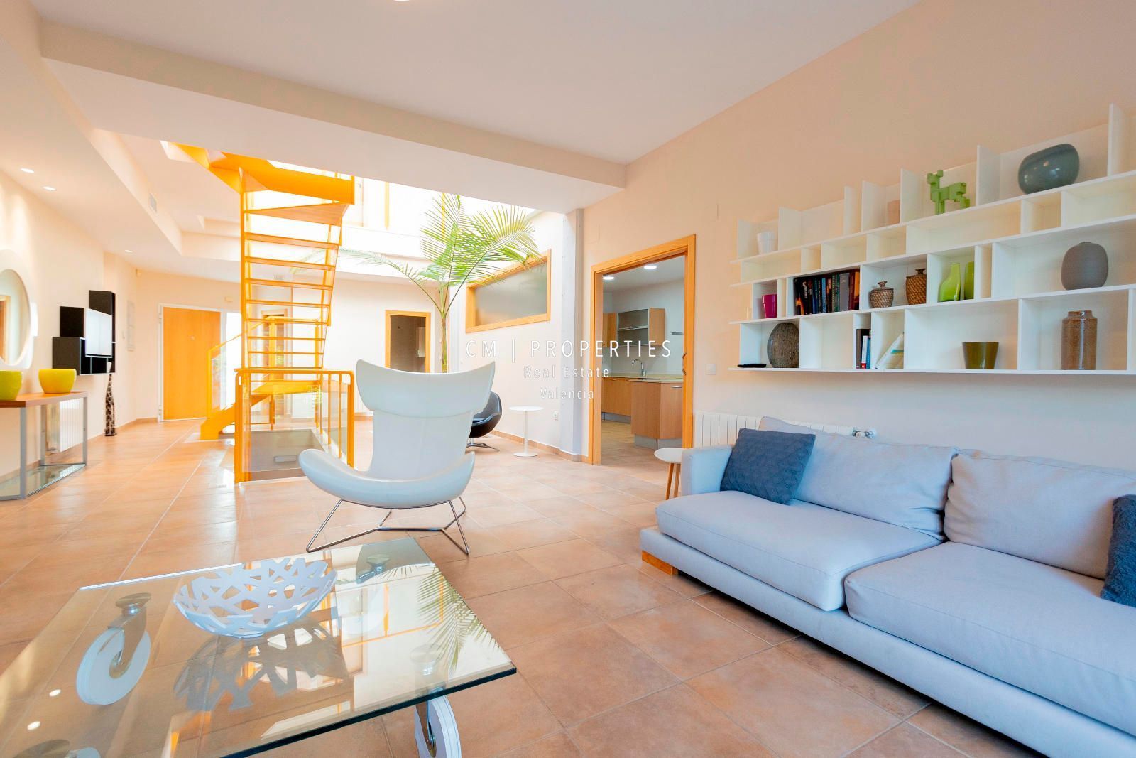 Living room of House or chalet to rent in Bétera  with Air Conditioner, Heating and Terrace