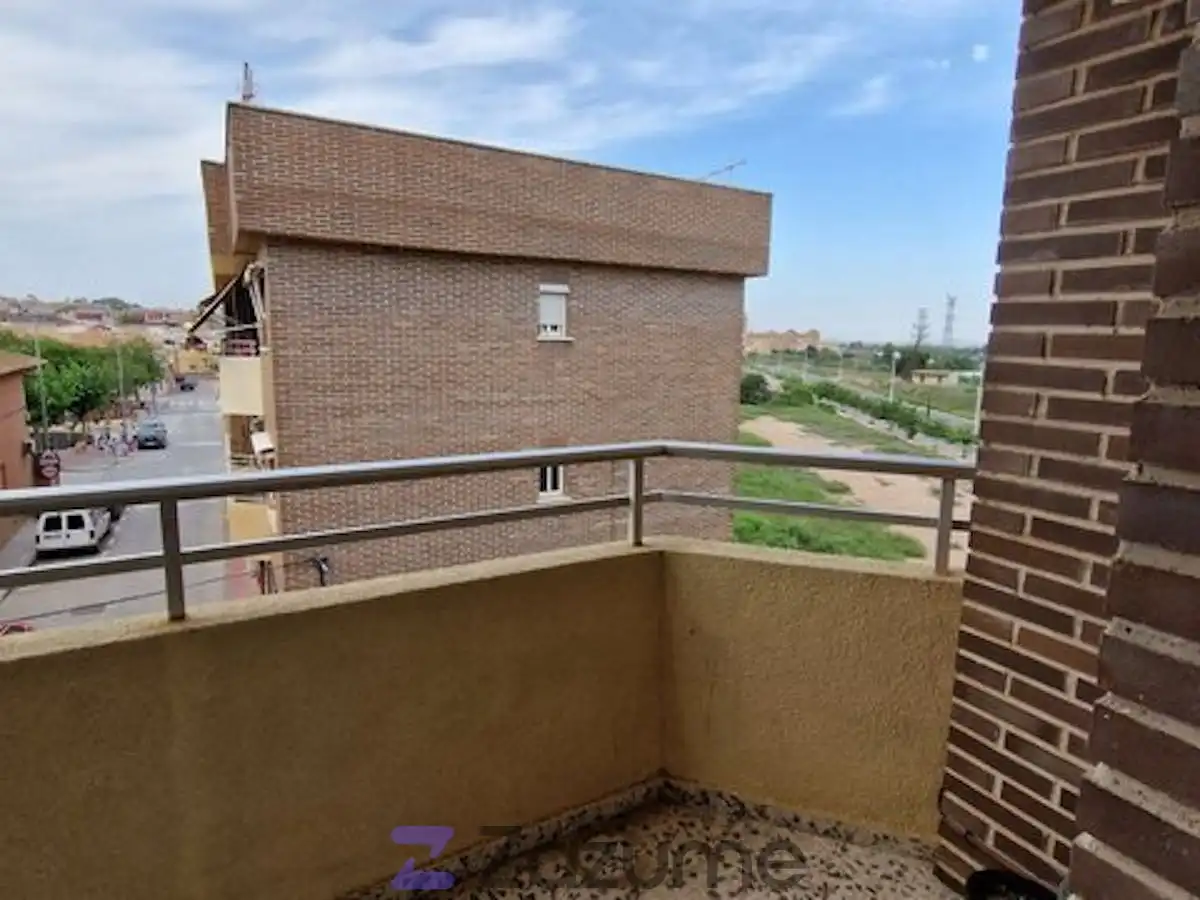 Terrasse von Wohnung zur Miete in Murcia mit Klimaanlage, Möbliert und Ofen