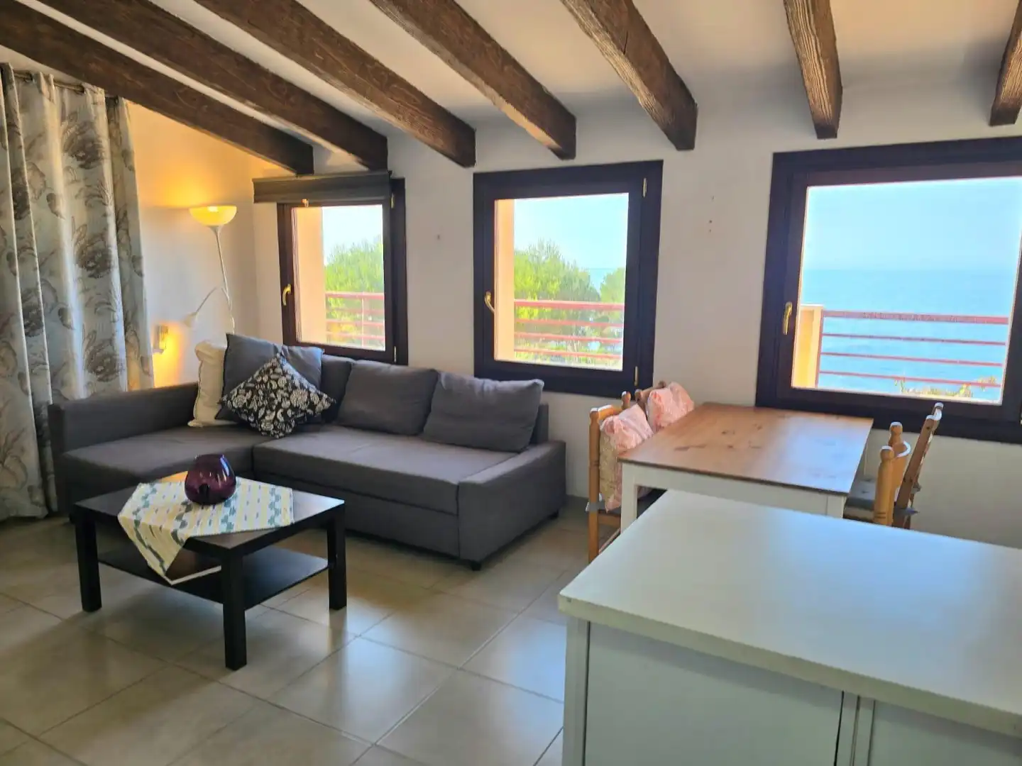 Sala d'estar de Casa o xalet en venda en Banyalbufar amb Aire condicionat i Terrassa