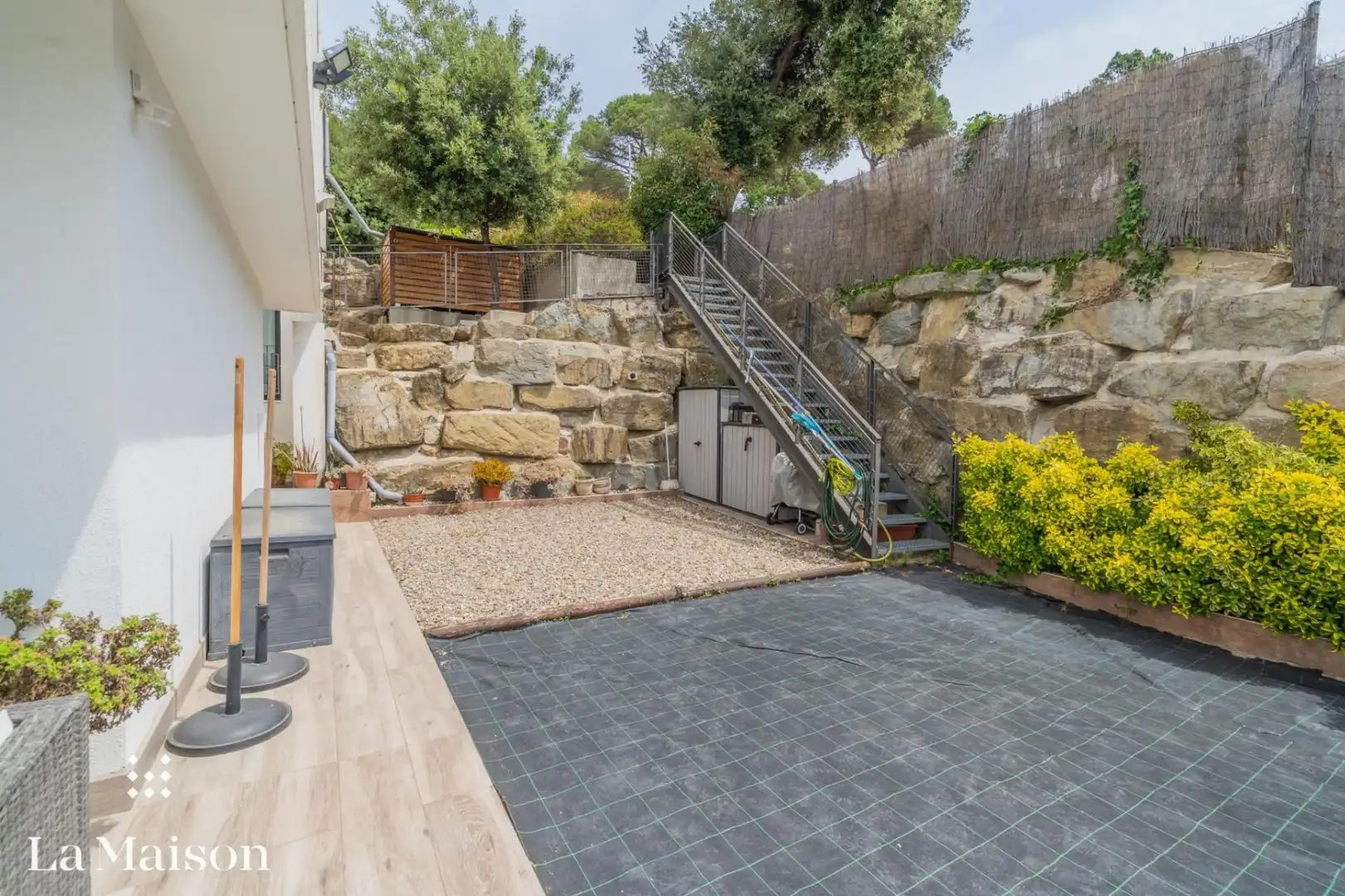 Terrassa de Casa o xalet en venda en Vilanova del Vallès amb Jardí privat, Parquet i Terrassa