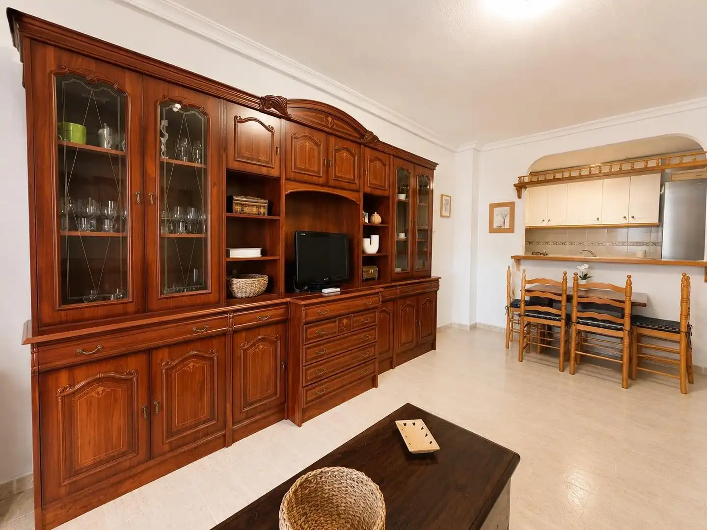 Wohnzimmer von Wohnungen zum Verkauf in Torrevieja mit Klimaanlage, Terrasse und Möbliert