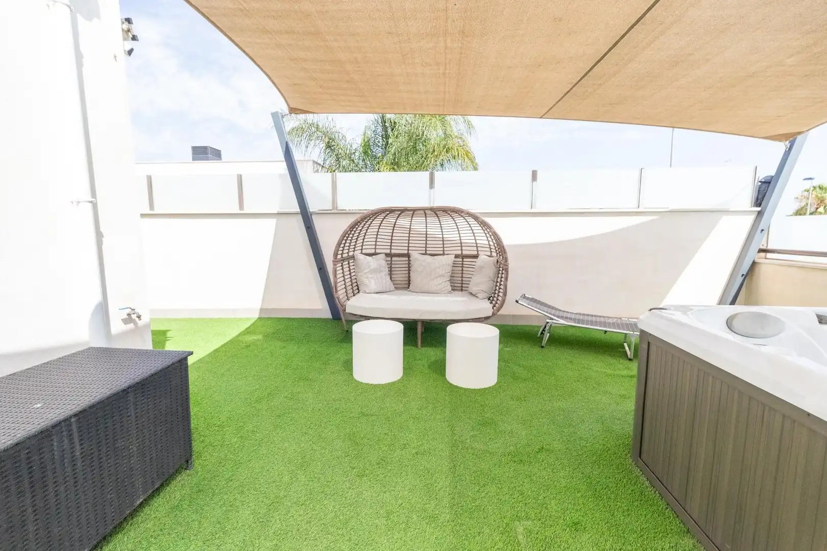 Terrace of Houses for sale in San Pedro del Pinatar  with Air Conditioner, Heating and Private garden