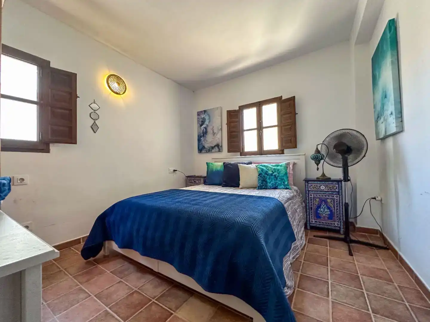 Dormitori de Casa adosada en venda en Lecrín amb Piscina i Balcó