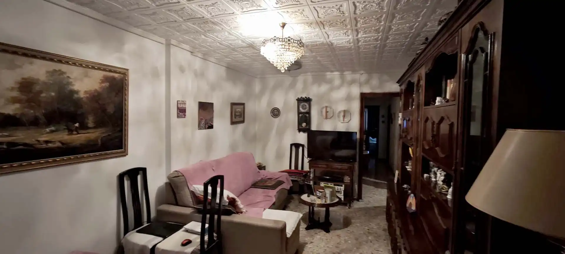 Sala de estar de Piso en venta en Elche / Elx con Amueblado