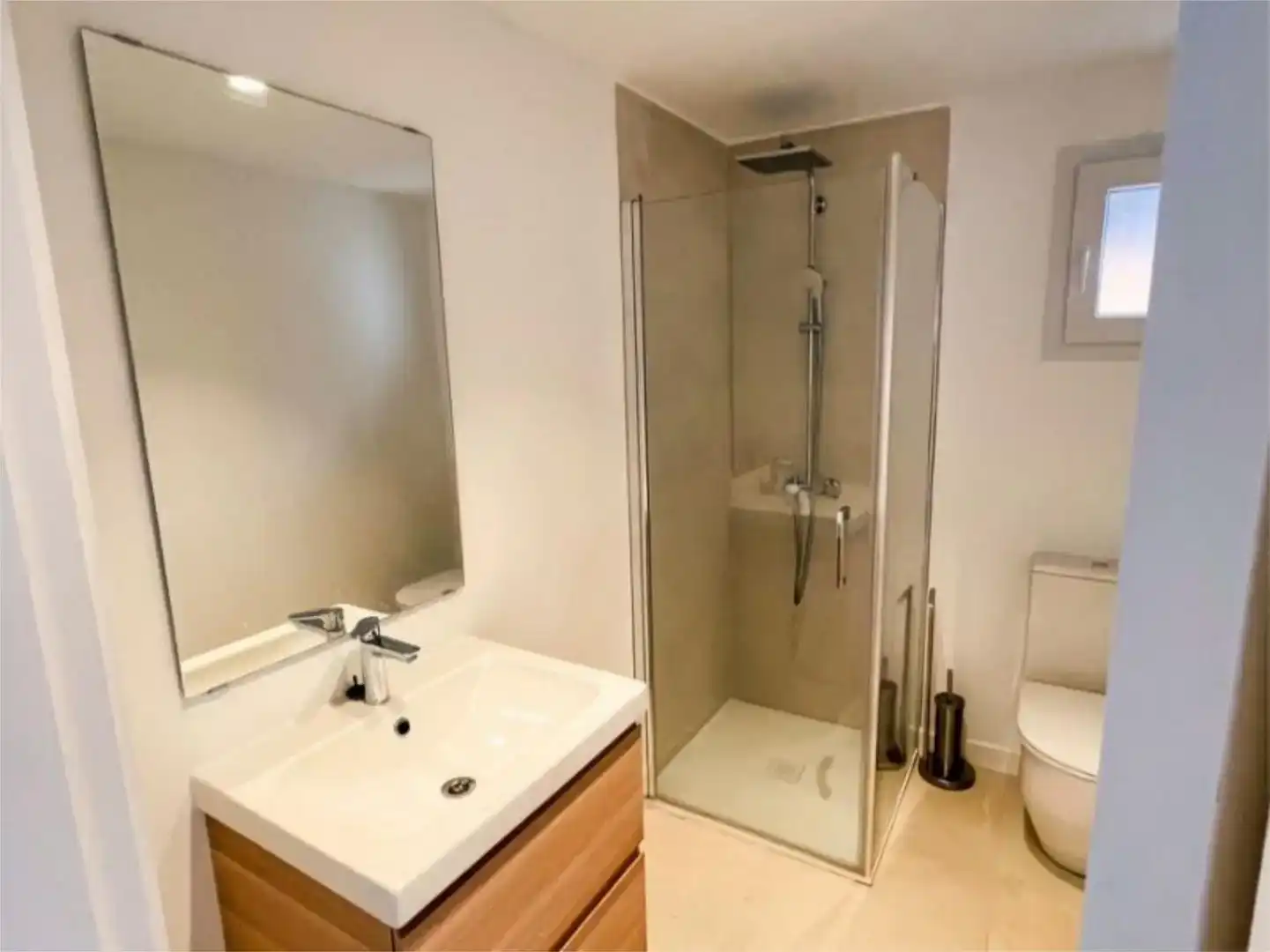 Badezimmer von Wohnung zum Verkauf in Andratx mit Klimaanlage und Schwimmbad