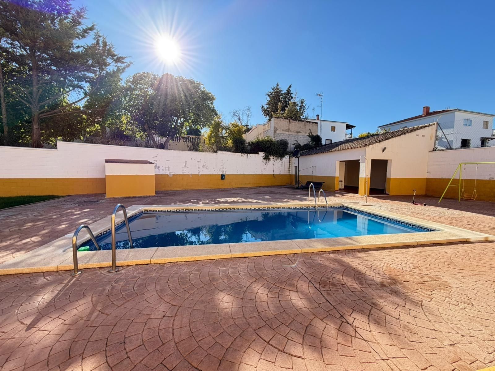 Swimming pool of Single-family semi-detached for sale in Mollina  with Private garden, Terrace and Community pool