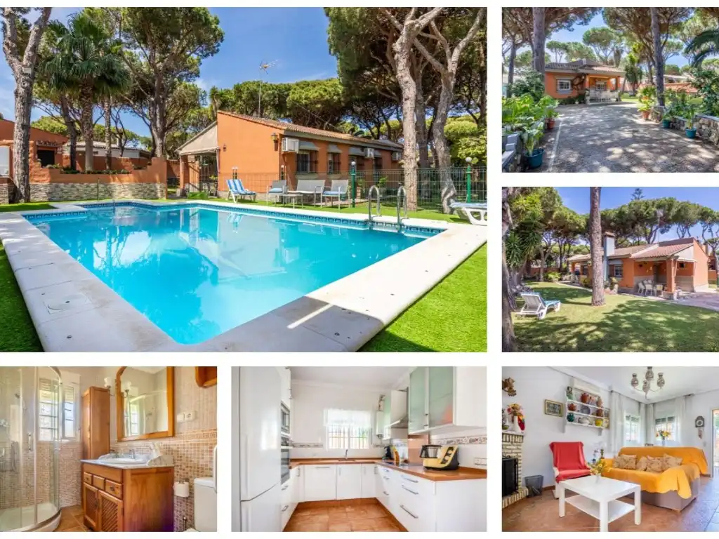 Jardí de Casa o xalet en venda en Chiclana de la Frontera amb Aire condicionat, Calefacció i Jardí privat