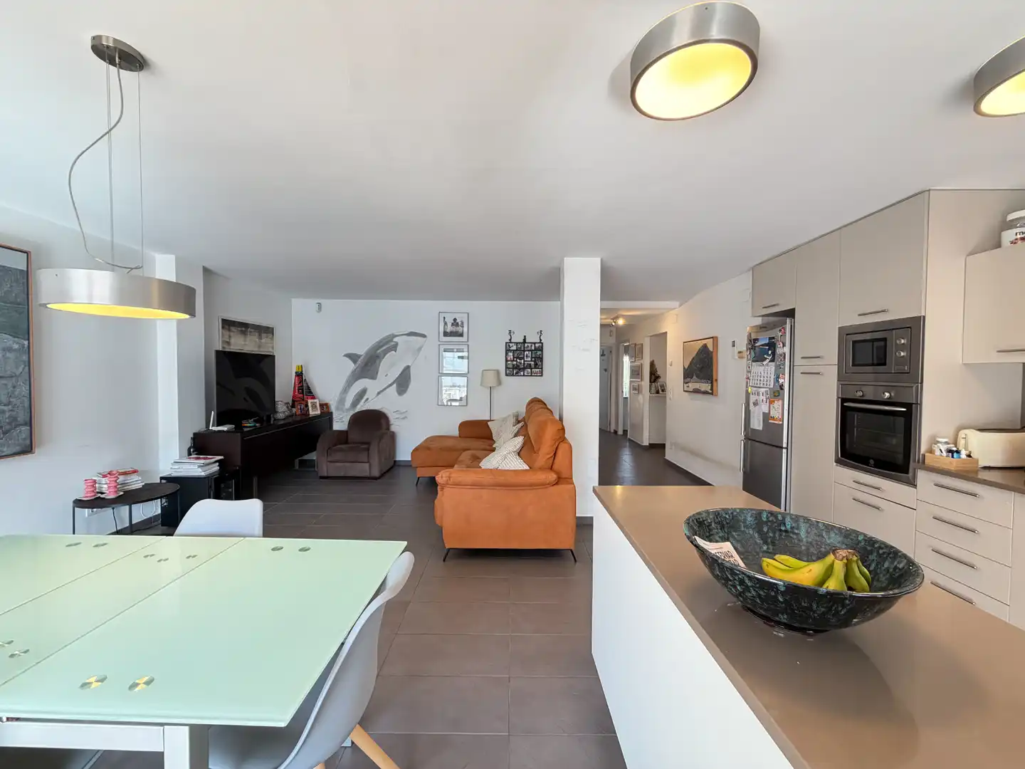 Living room of Apartments for sale in Roses  with Air Conditioner, Heating and Terrace