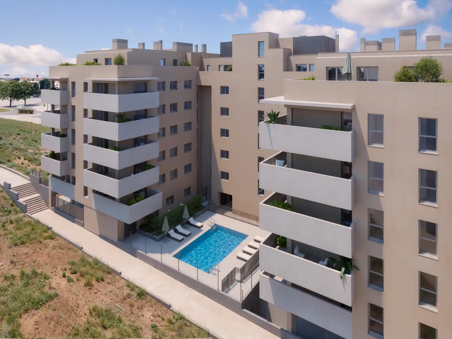 New build Penthouse with pool for sale in Aranzana