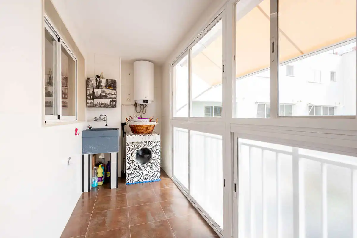 Terraza de Casa adosada en venta en Les Alqueries / Alquerías del Niño Perdido con Aire acondicionado, Calefacción y Jardín privado