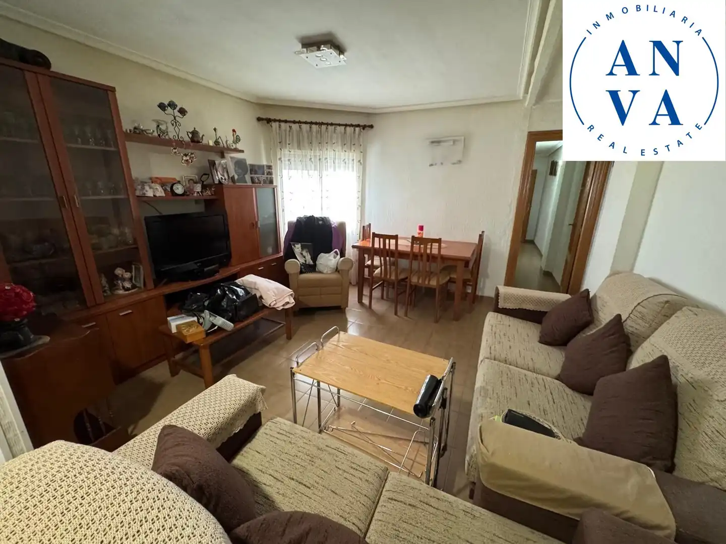 Sala de estar de Piso en venta en San Vicente del Raspeig / Sant Vicent del Raspeig con Balcón