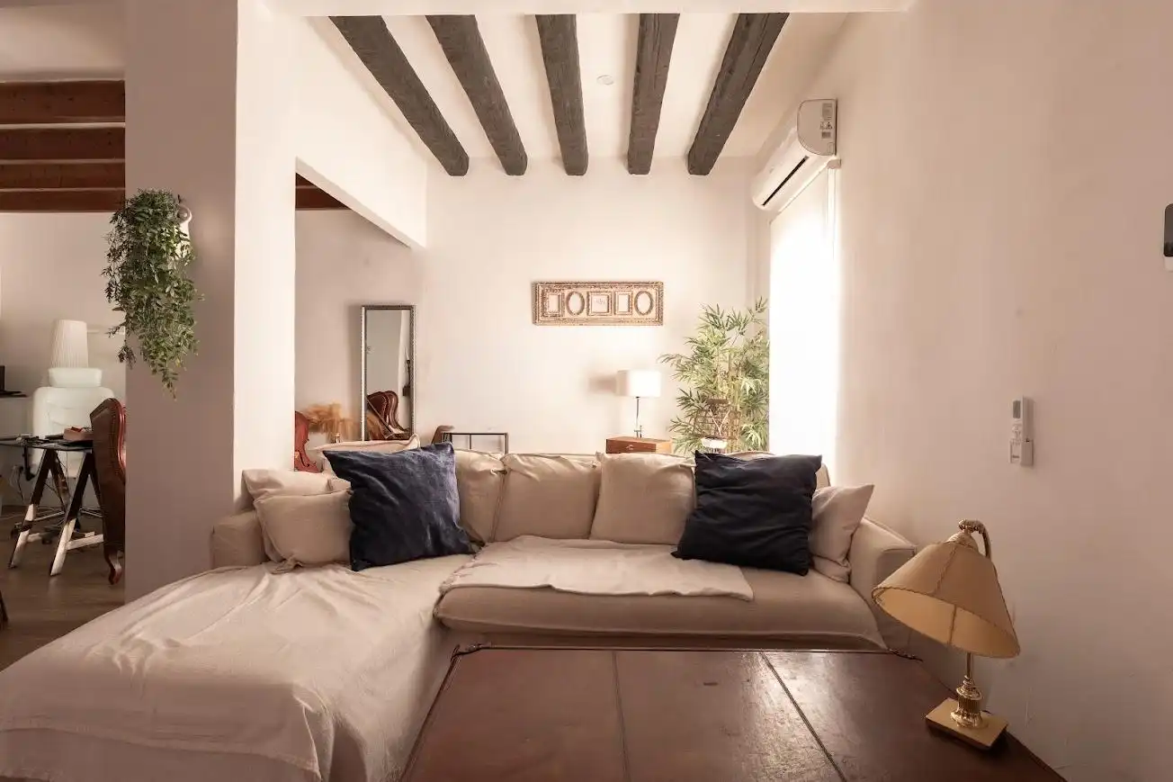 Living room of Houses for sale in Sant Joan  with Air Conditioner, Heating and Private garden