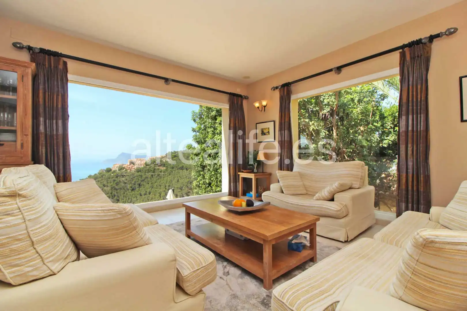 Living room of Houses for sale in Altea  with Air Conditioner, Heating and Private garden