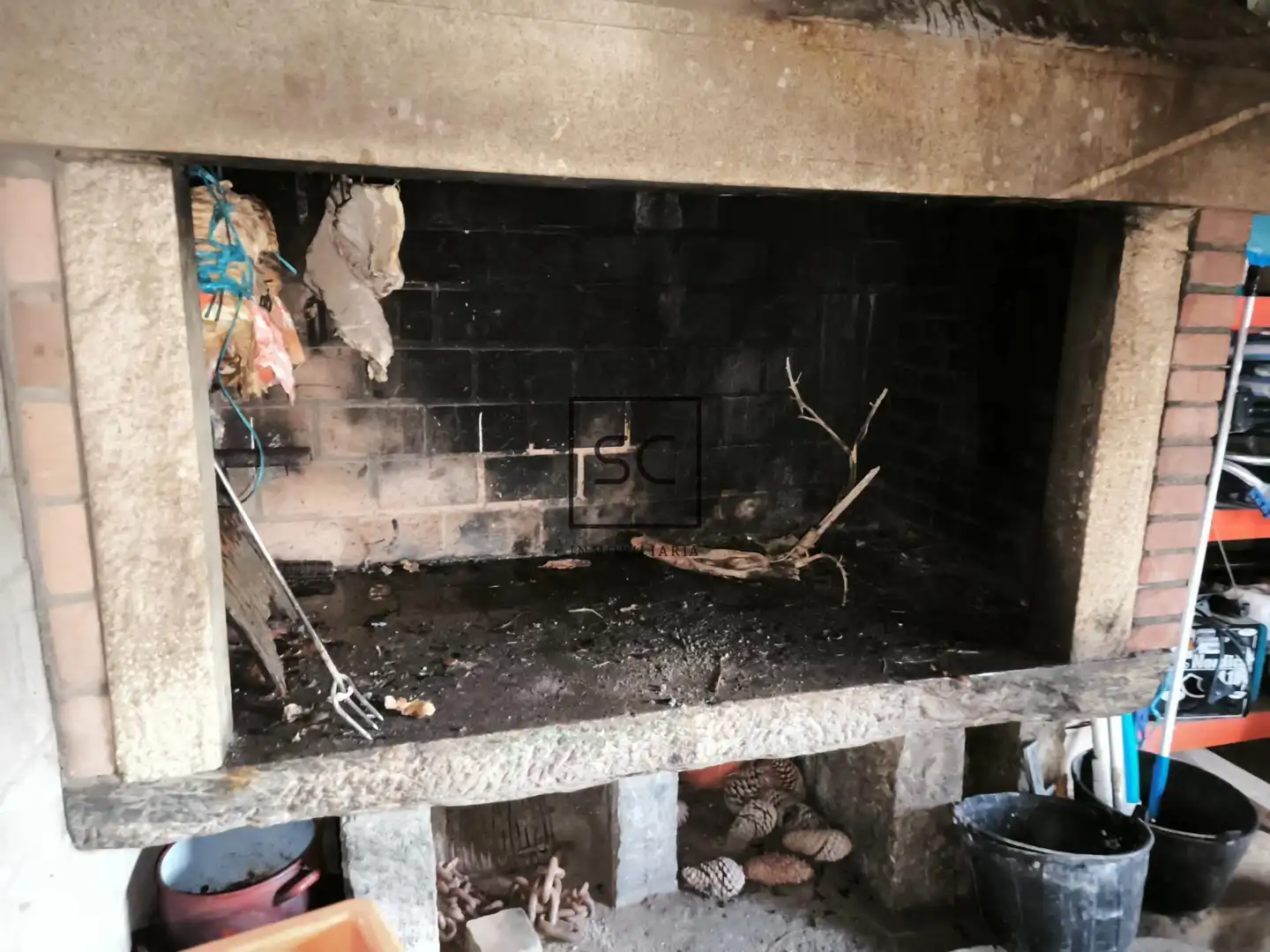 Cocina de Casa o chalet en venta en Narón con Trastero y Piscina