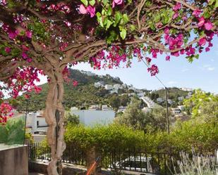 Exterior view of Flat for sale in Roses  with Private garden, Terrace and Furnished