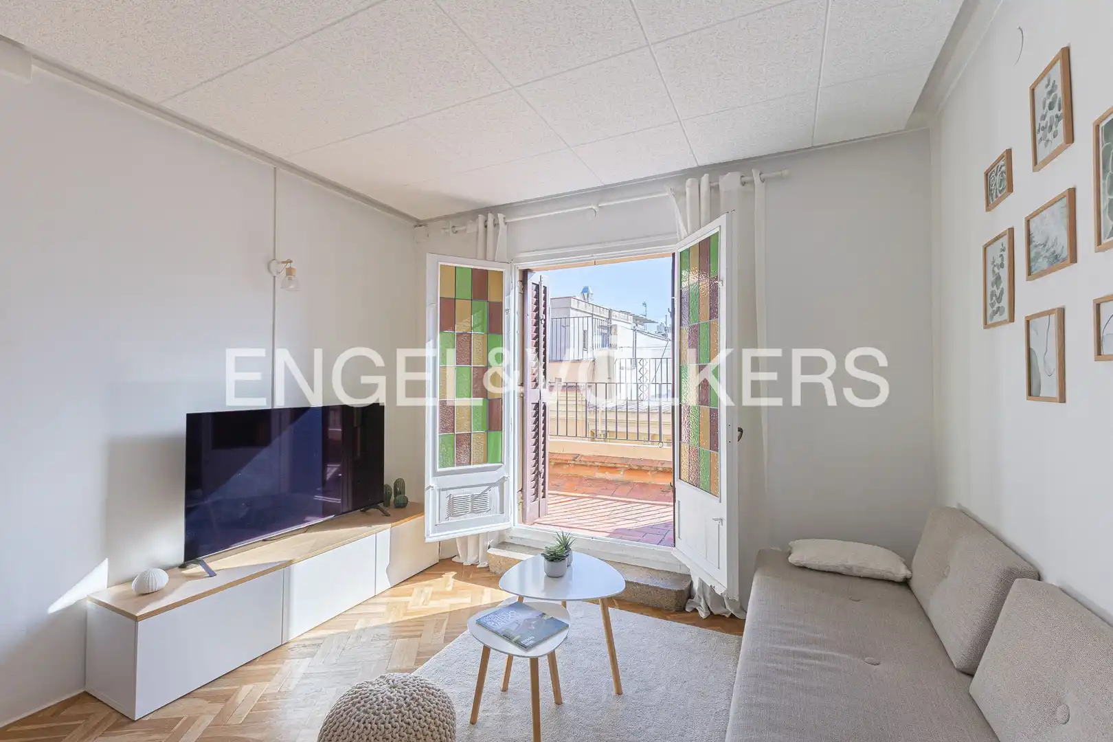 Vista exterior de Ático en venta en Barcelona con Calefacción y Parquet