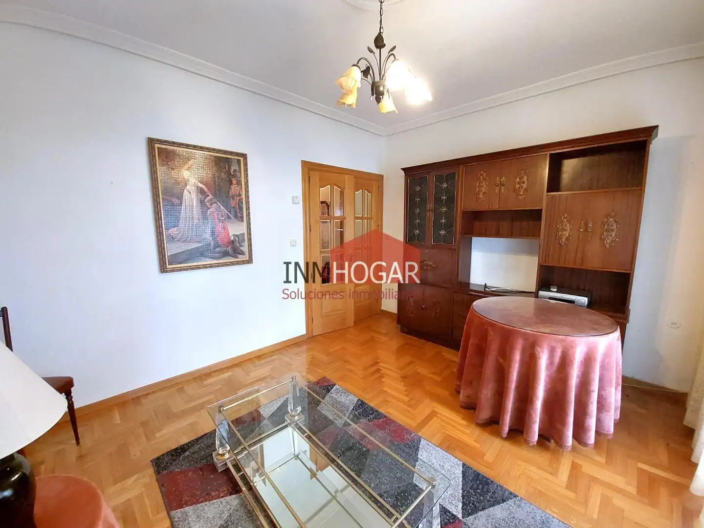 Living room of Flat for sale in Arévalo  with Heating, Parquet flooring and Storage room