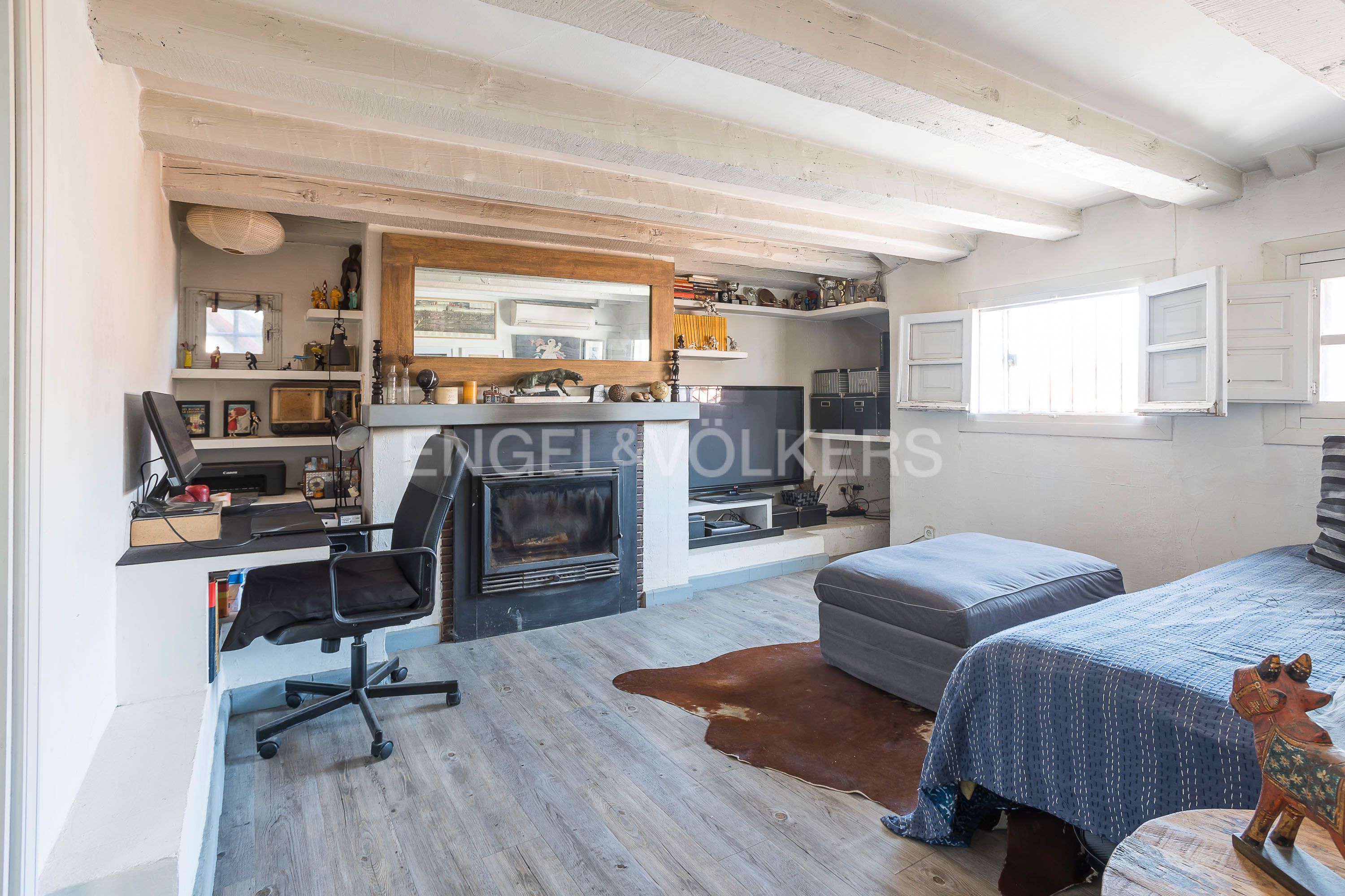 Sala d'estar de Apartament en venda en  Madrid Capital amb Aire condicionat i Calefacció