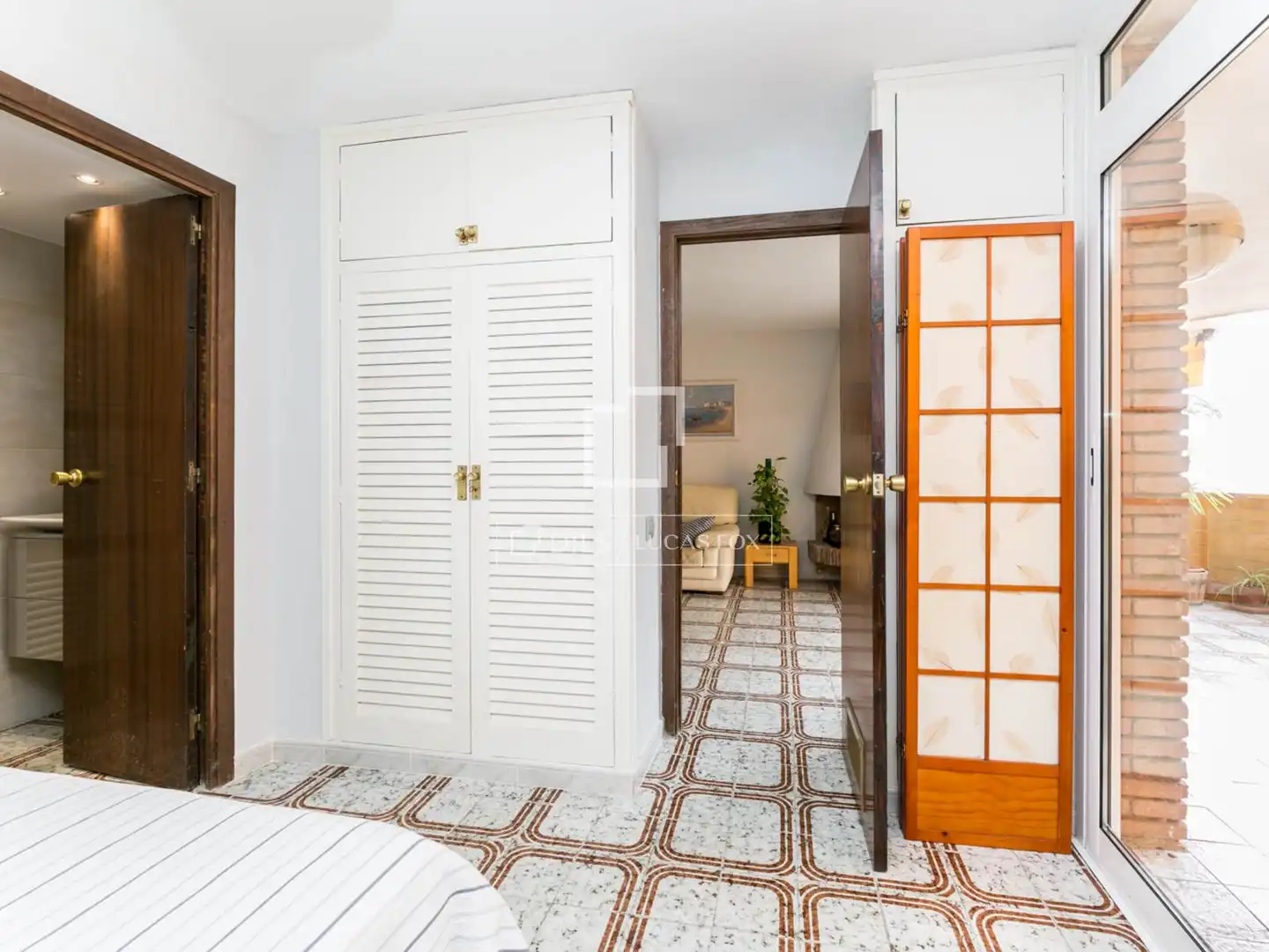 Schlafzimmer von Wohnung zum Verkauf in Castelldefels mit Heizung, Privatgarten und Terrasse