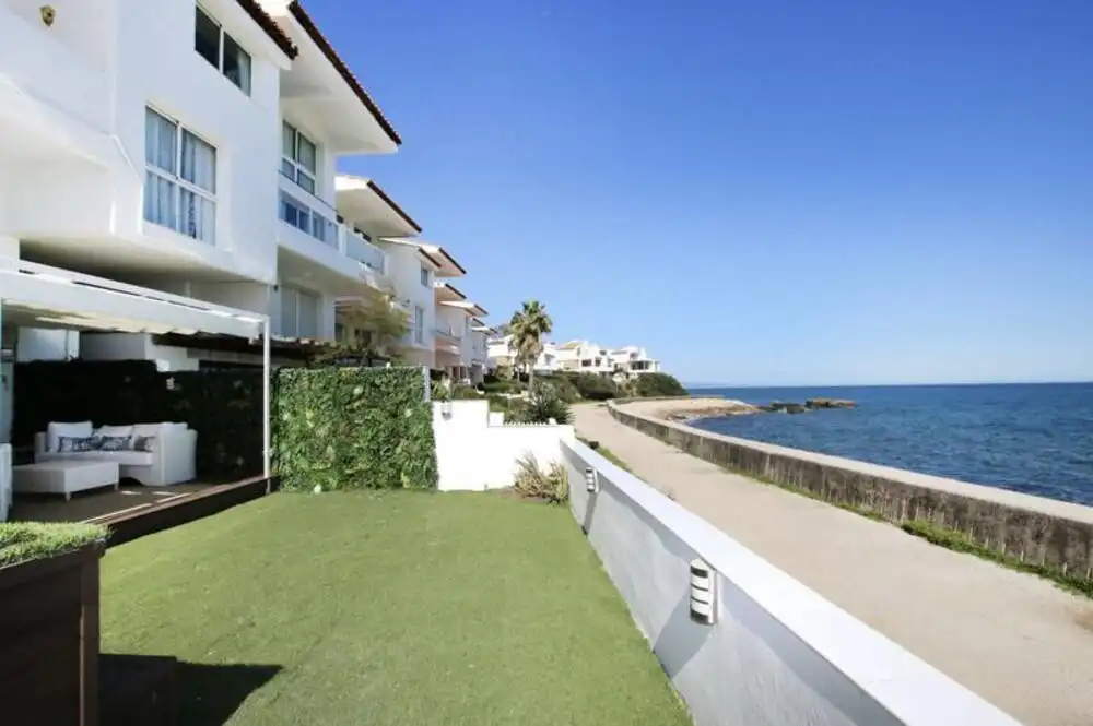 Exterior view of Duplexes for sale in Estepona  with Air Conditioner, Terrace and Swimming Pool