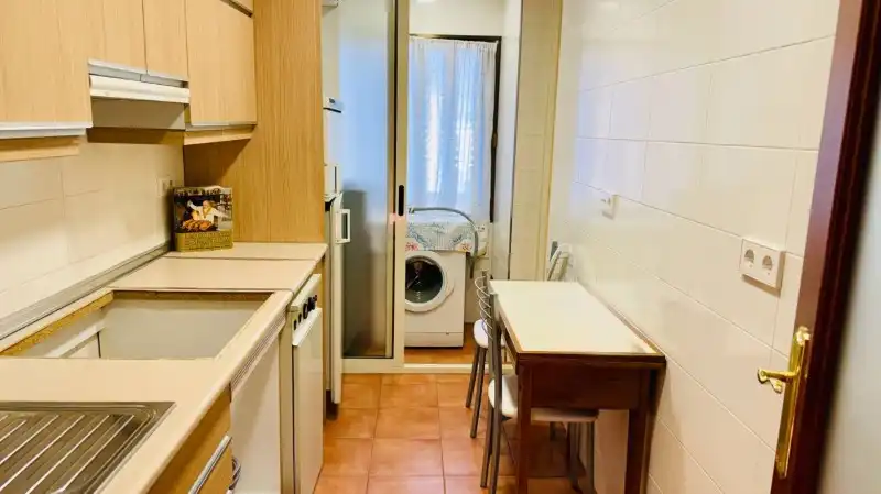 Küche von Wohnung zum Verkauf in El Espinar mit Heizung, Privatgarten und Parkett