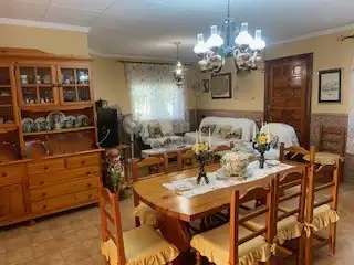 Comedor de Finca rústica en venta en Fuente Álamo de Murcia con Calefacción, Jardín privado y Trastero
