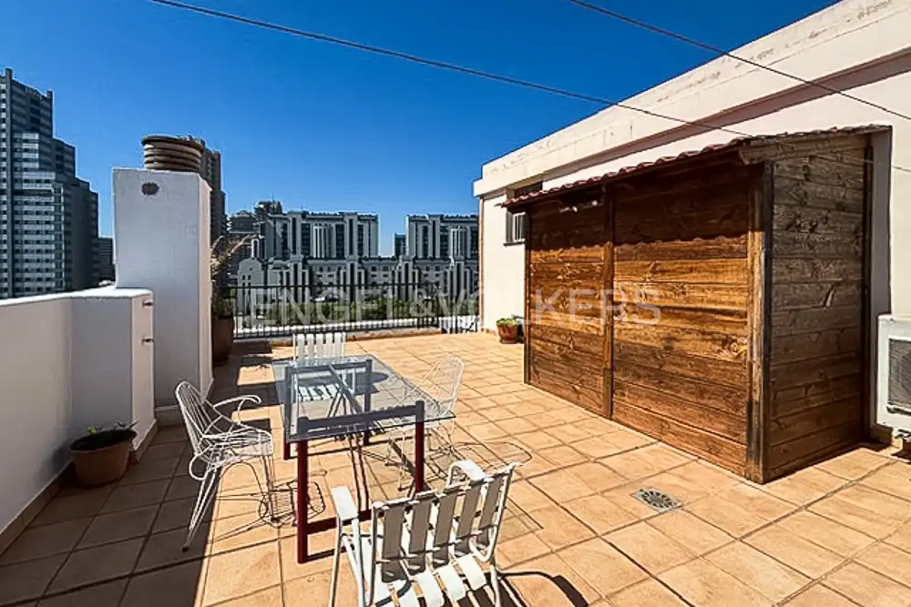 Terrassa de Àtic de lloguer en Valencia amb Aire condicionat, Calefacció i Terrassa