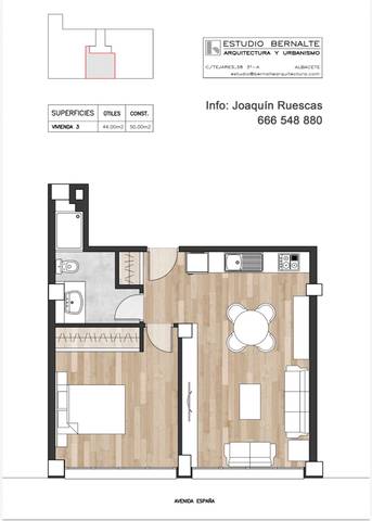 Apartamento en Venta en Avenida de España, 13 en Centro