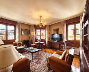 Living room of Flat for sale in Noreña  with Heating, Terrace and Storage room