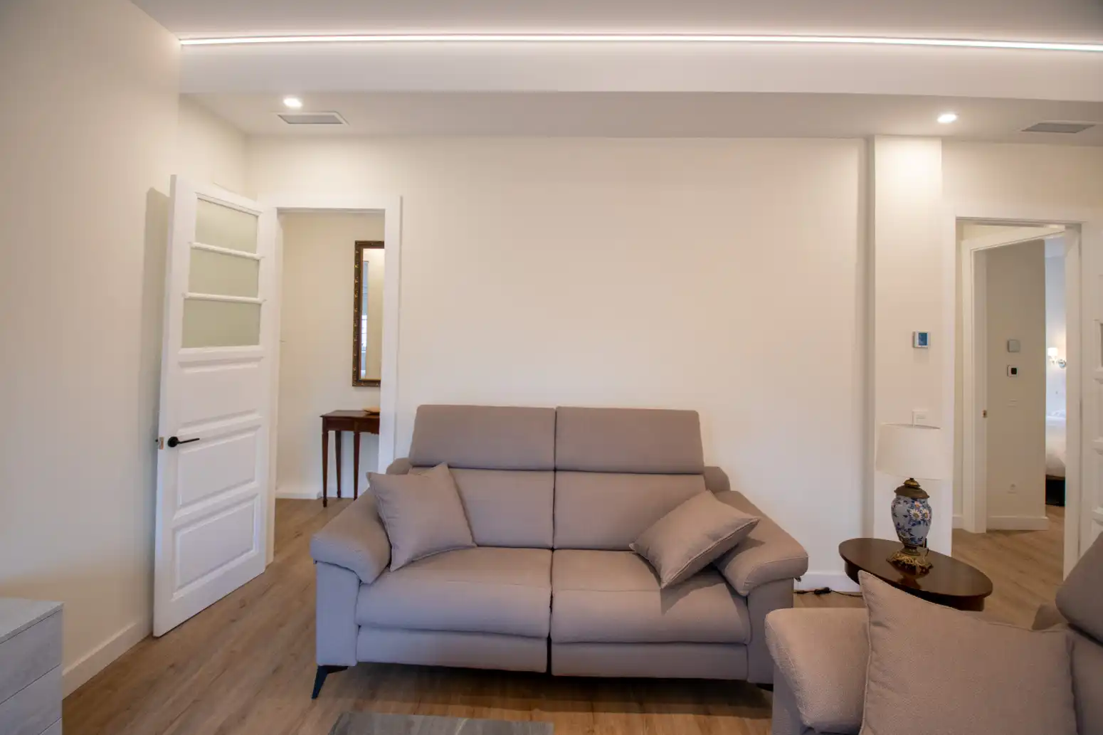 Sala de estar de Piso en venta en Villaviciosa con Calefacción, Terraza y Domótica