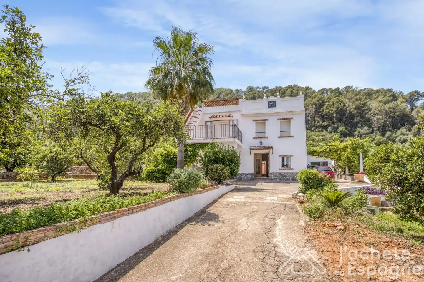 Vista exterior de Finca rústica en venda en Alzira amb Calefacció, Jardí privat i Terrassa