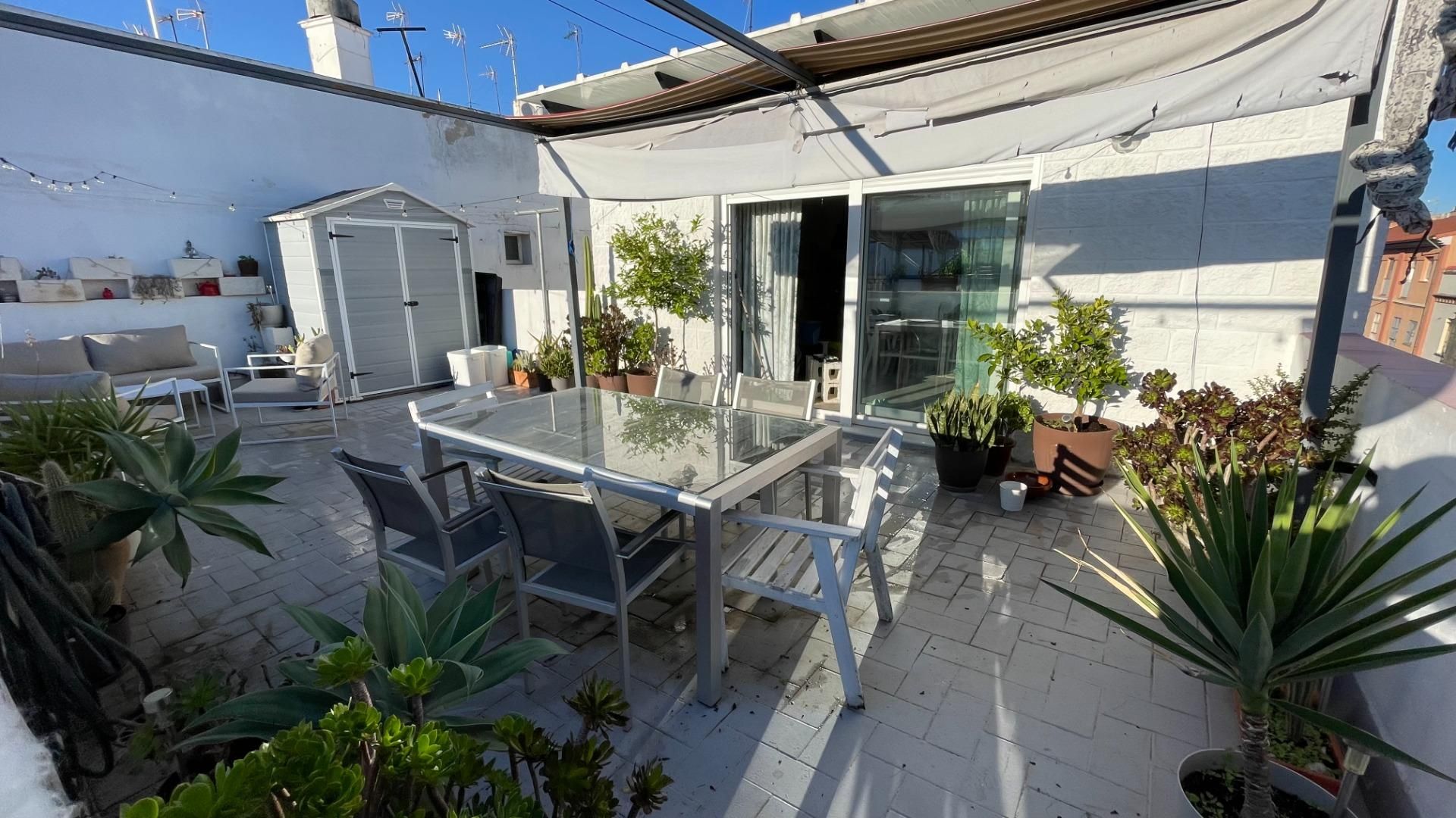 Terrace of Duplex for sale in  Sevilla Capital  with Air Conditioner, Terrace and Balcony