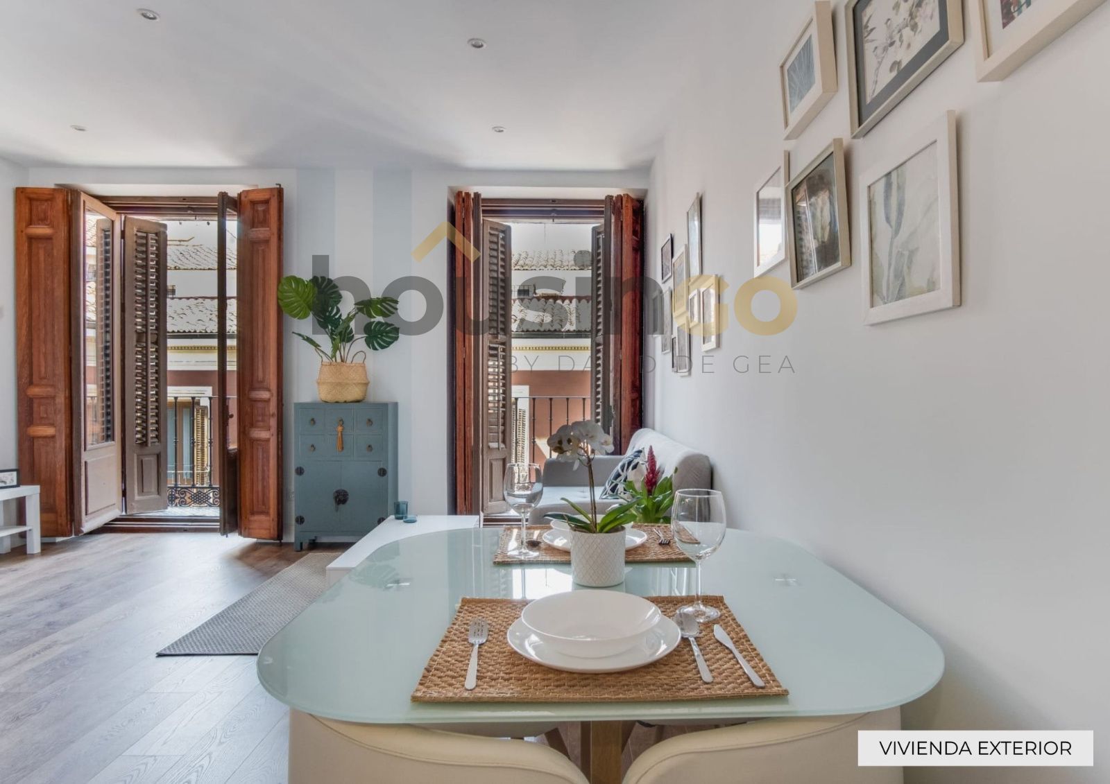 Dining room of Flat for sale in  Madrid Capital  with Air Conditioner, Heating and Terrace