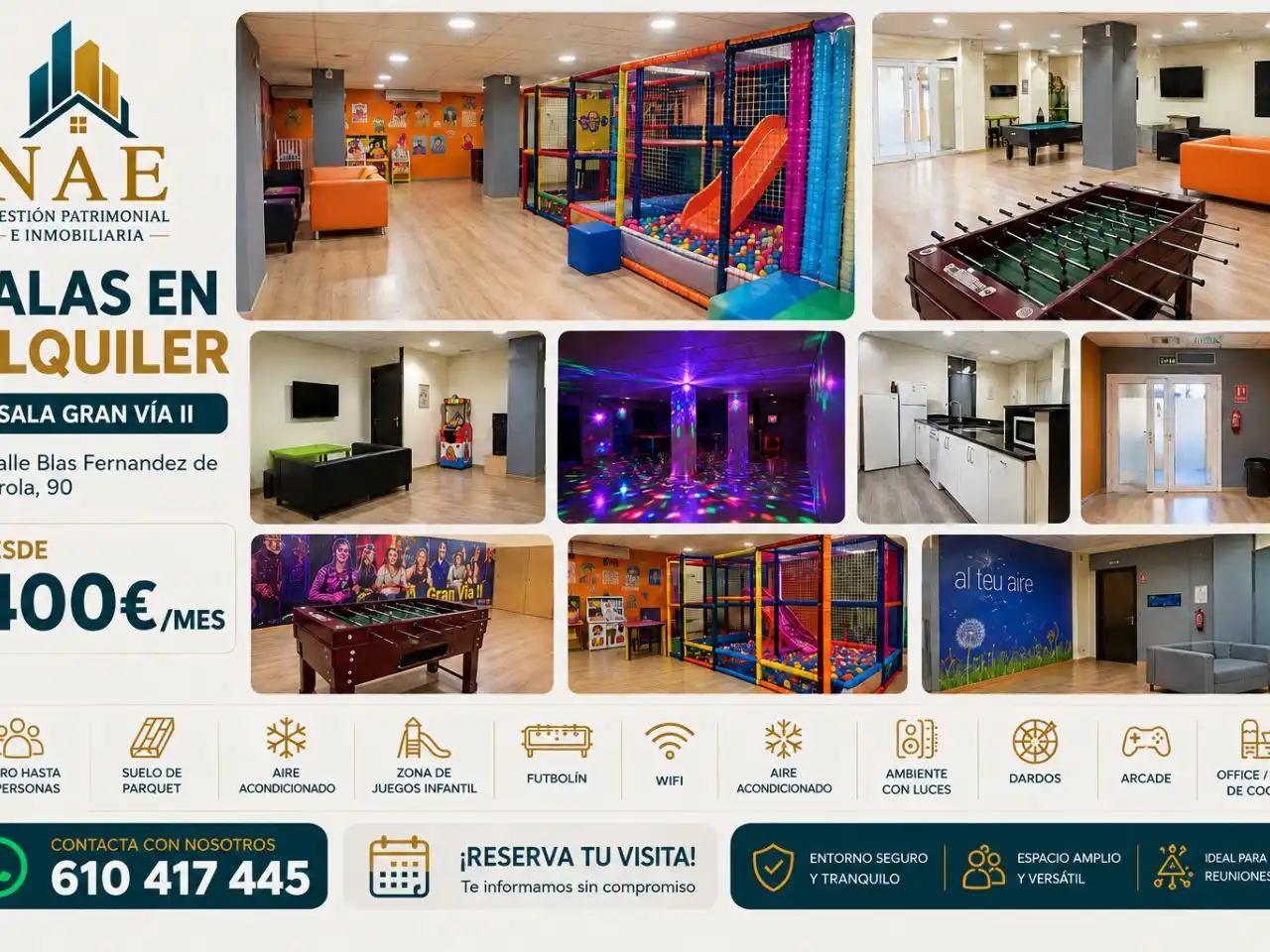 Local de alquiler en Barcelona con Aire acondicionado, Calefacción y Parquet