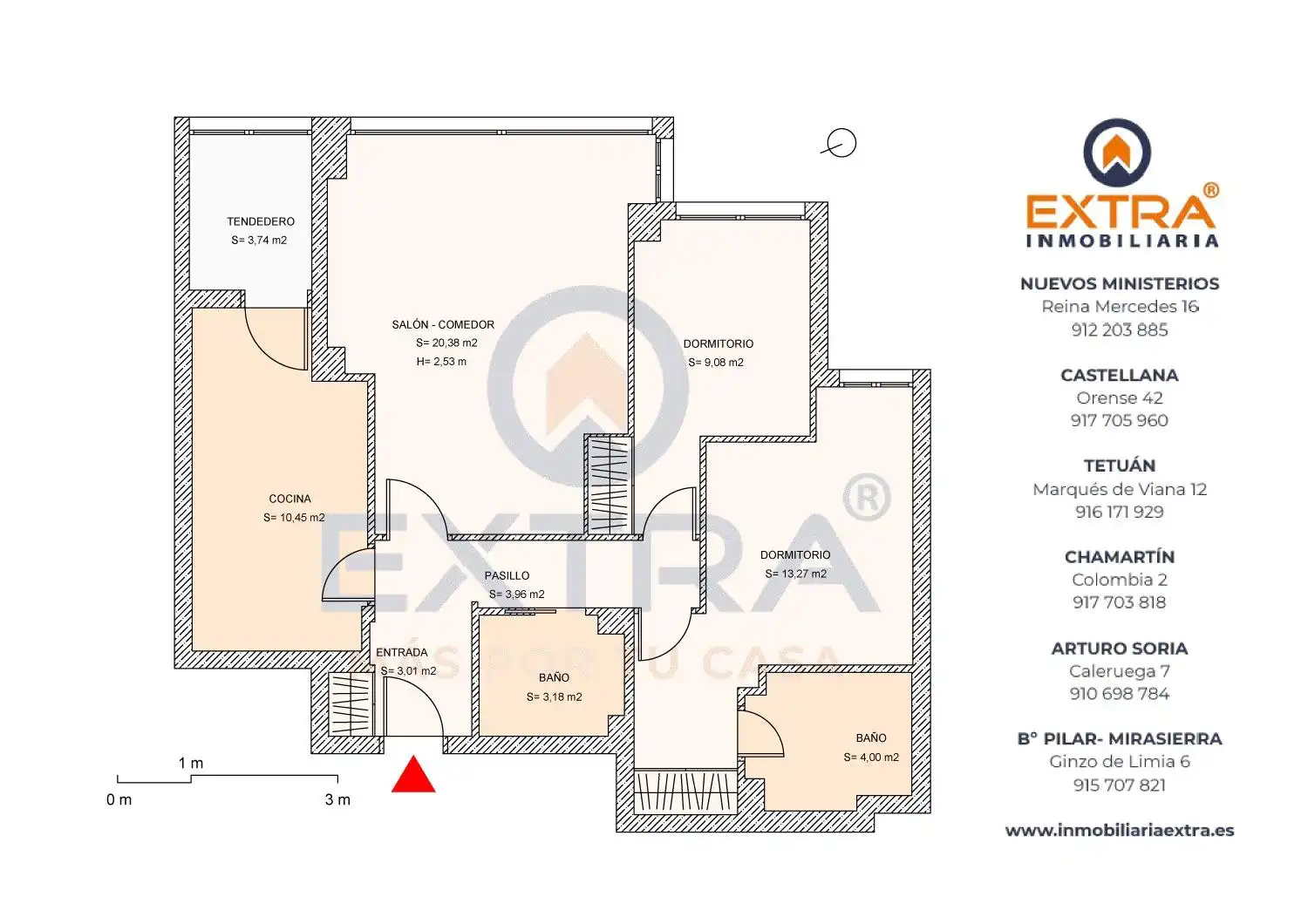 Flat for sale in Madrid  with Air Conditioner, Heating and Private garden