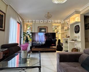 Sala d'estar de Casa adosada de lloguer en Càlig amb Aire condicionat, Terrassa i Balcó