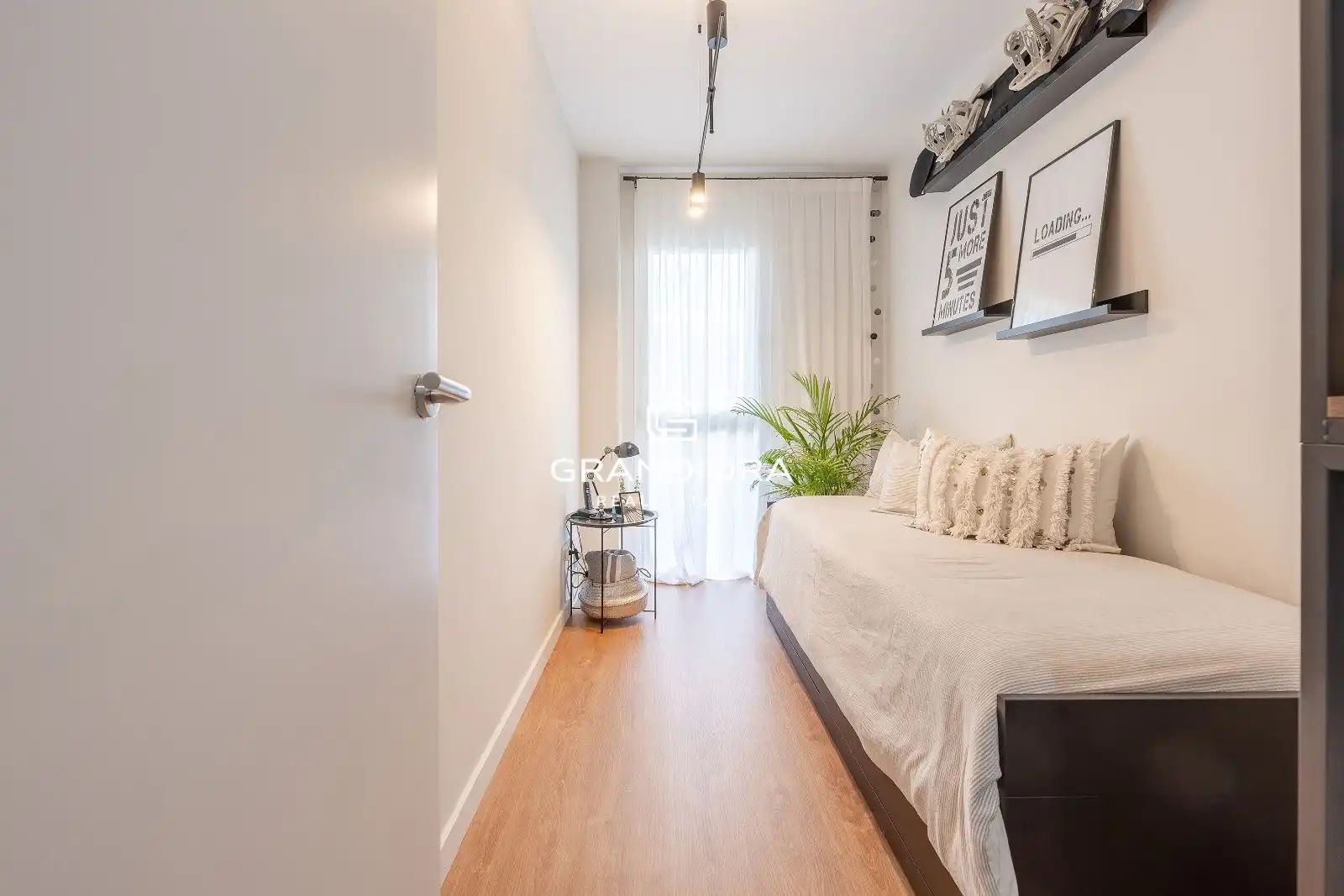 Schlafzimmer von Wohnung zur Miete in Sant Andreu de Llavaneres mit Klimaanlage, Terrasse und Schwimmbad