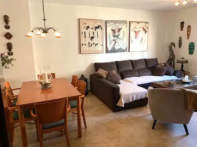 Wohnzimmer von Maisonette zum Verkauf in Badalona mit Klimaanlage, Heizung und Terrasse