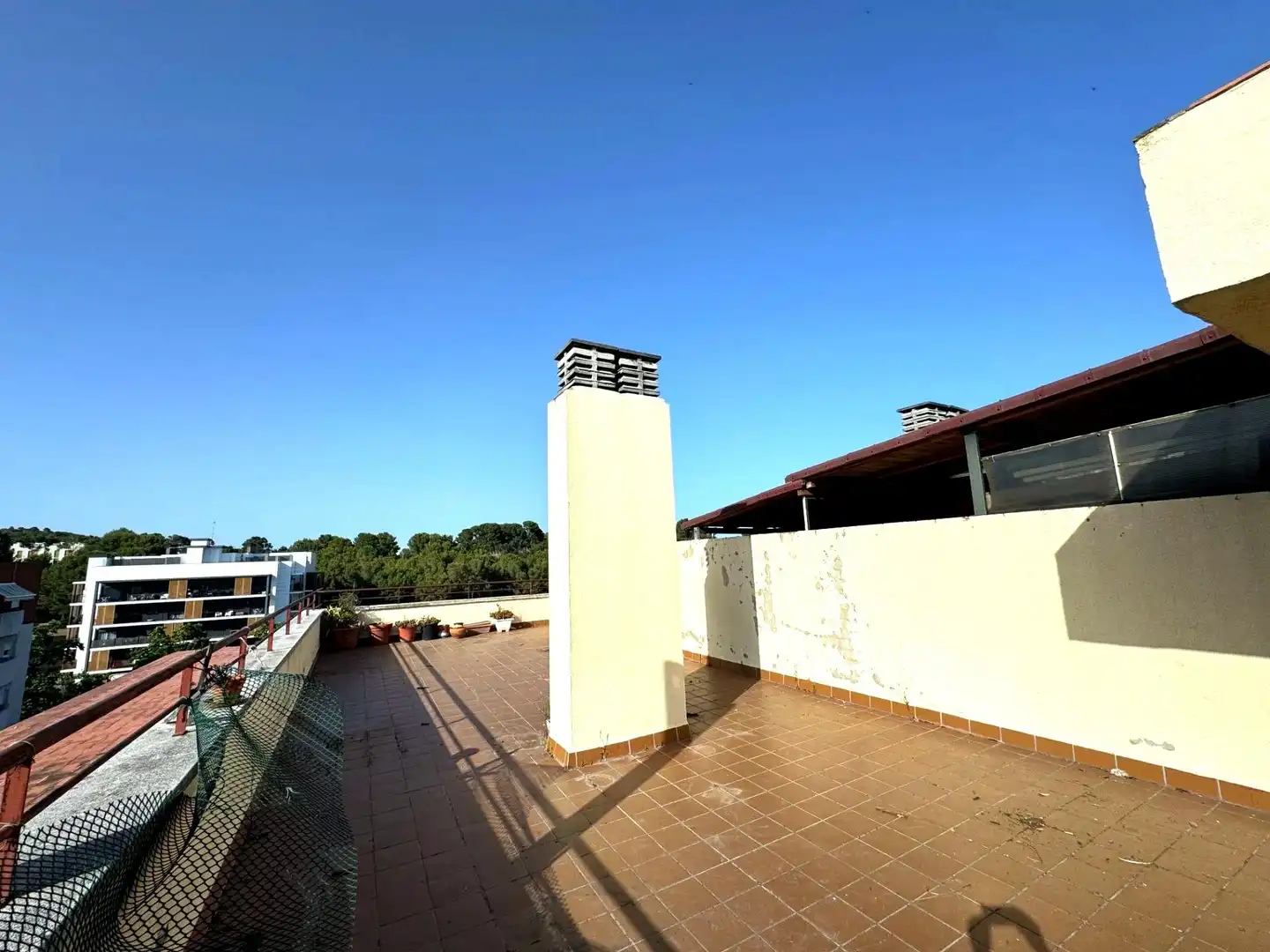 Terrasse von Dachboden zum Verkauf in Castelldefels mit Klimaanlage, Heizung und Parkett