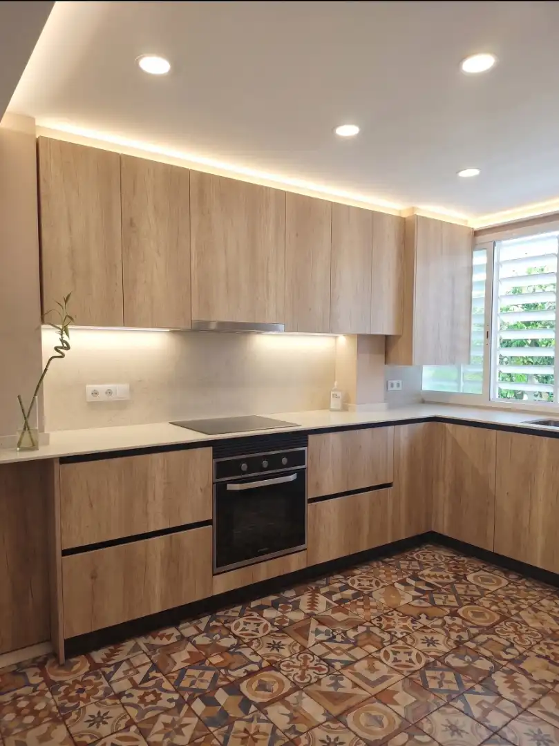 Cocina de Dúplex en venta en Alicante / Alacant con Aire acondicionado, Calefacción y Jardín privado
