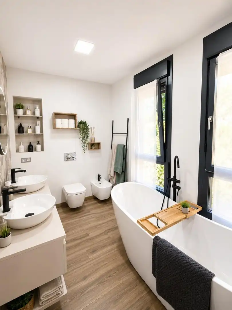 Baño de Casa o chalet en venta en Málaga con Aire acondicionado, Calefacción y Jardín privado