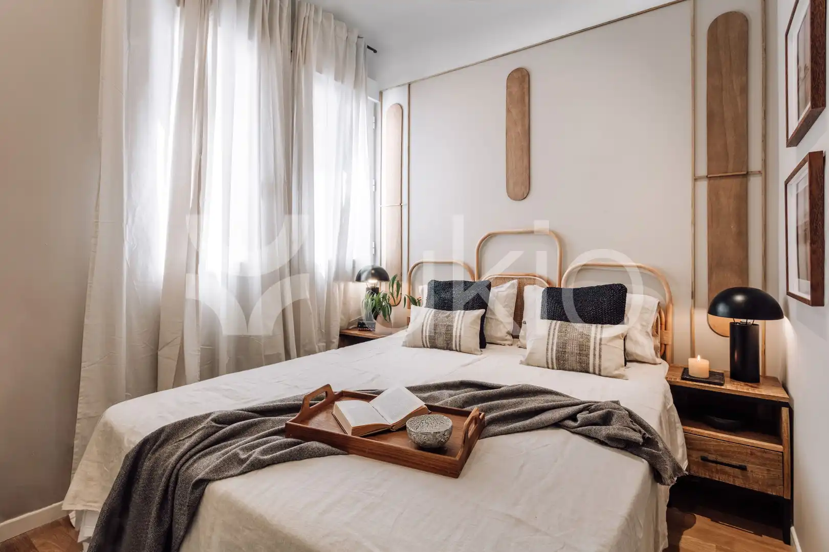 Bedroom of Apartments for rent in Madrid  with Air Conditioner, Heating and Furnished
