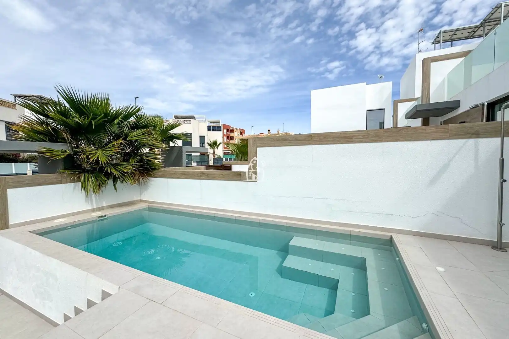 Swimming pool of Houses for rent in Benijófar  with Air Conditioner, Private garden and Terrace