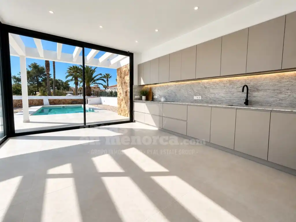 Cuina de Casa o xalet en venda en Cala Blanca