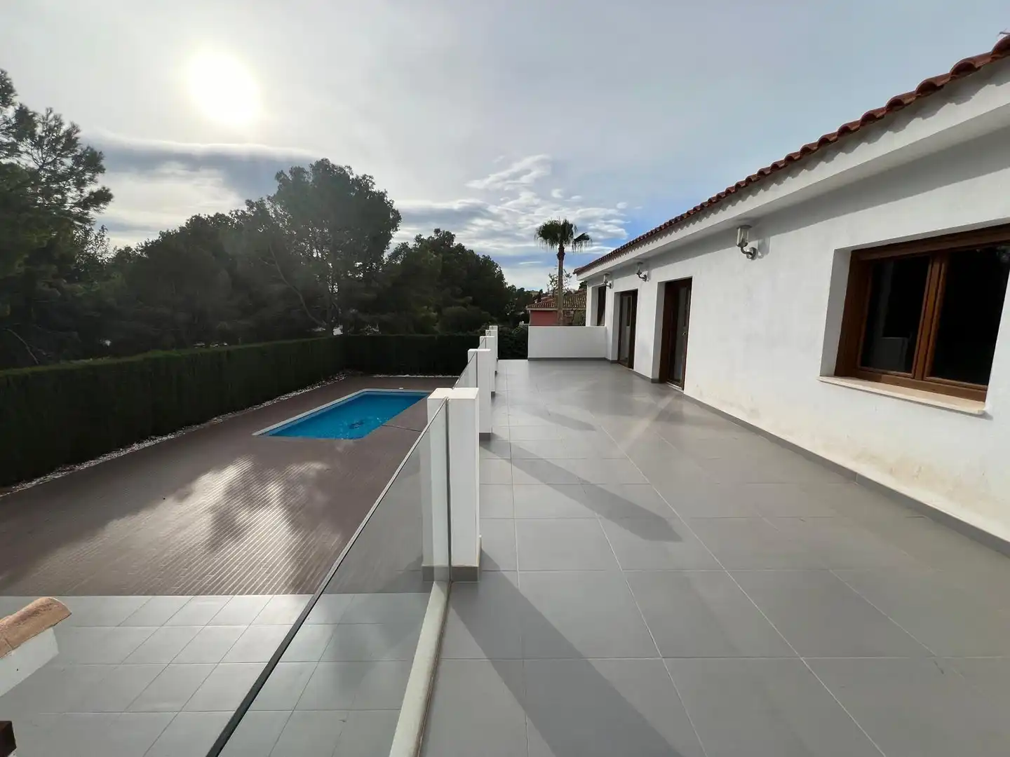 Piscina de Casa o xalet en venda en La Nucia amb Jardí privat, Terrassa i Piscina