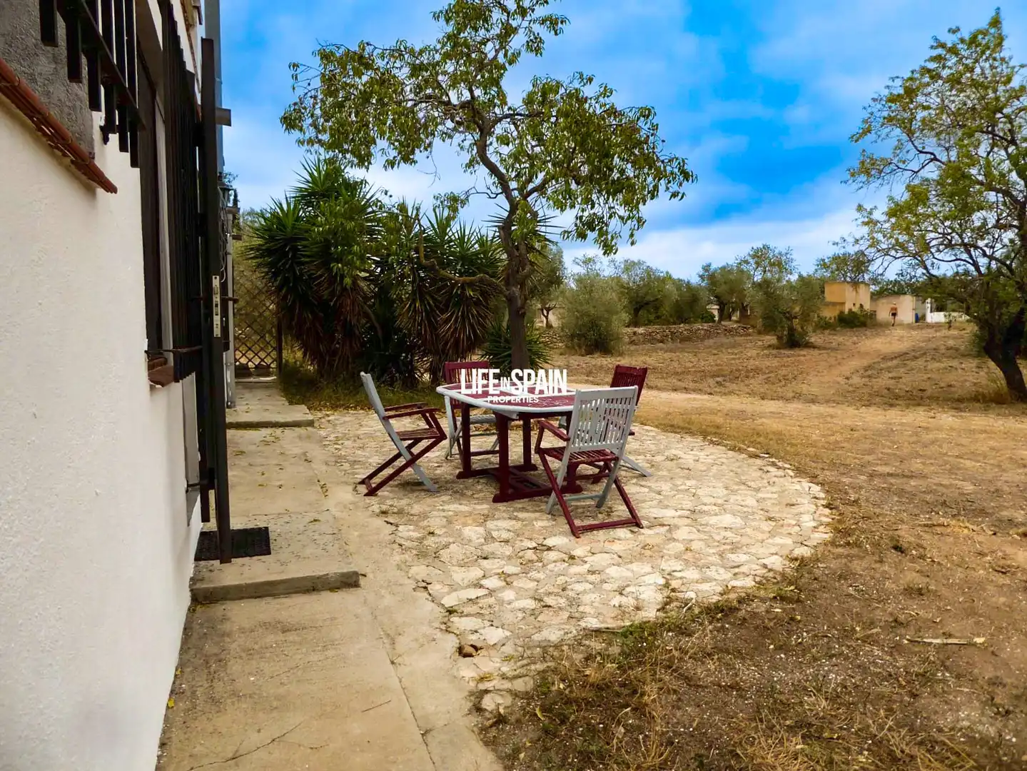 Terrasse von Country house zum Verkauf in Rasquera mit Klimaanlage, Privatgarten und Terrasse
