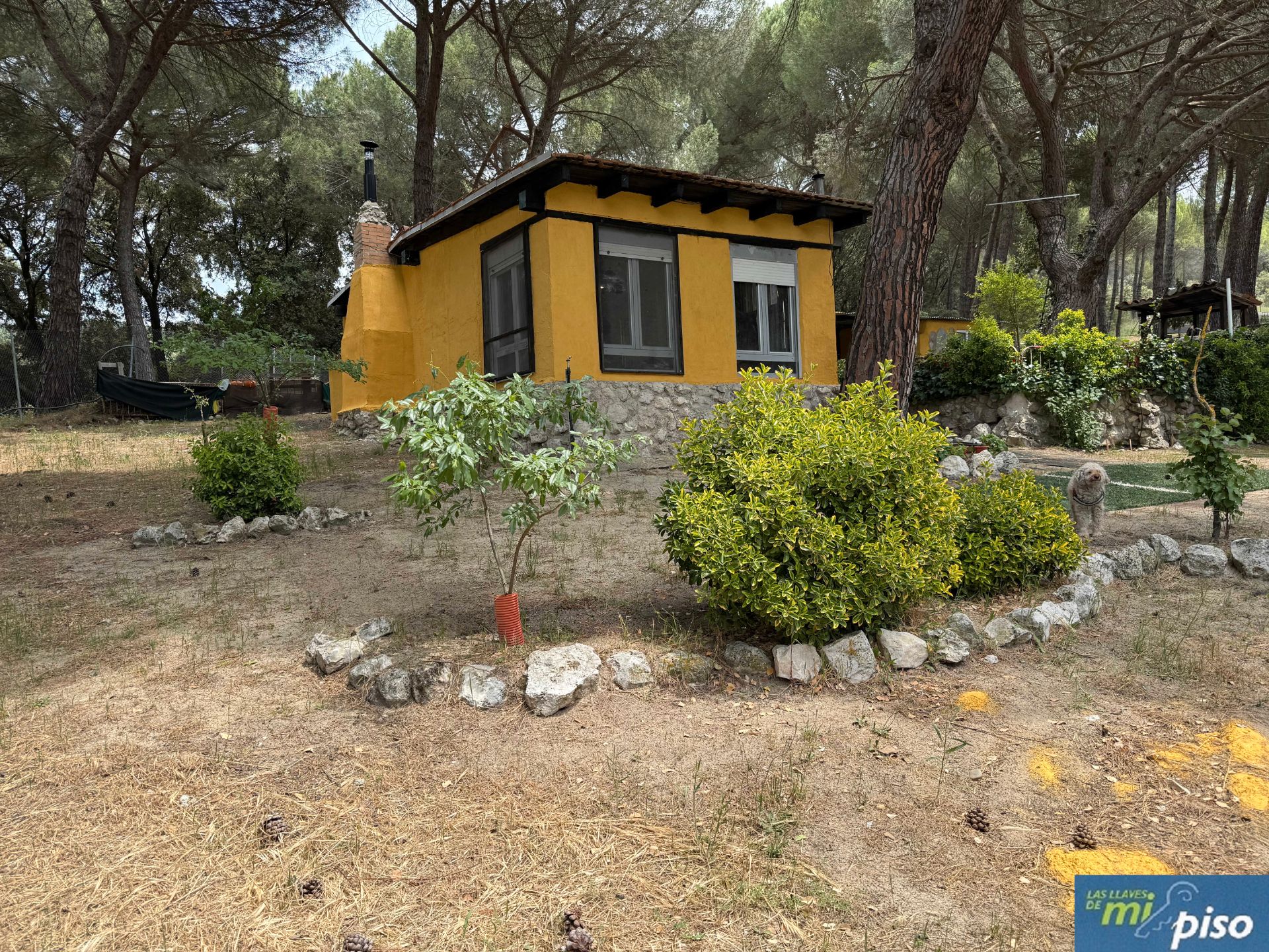 Vista exterior de Casa o xalet en venda en Santibáñez de Valcorba amb Calefacció, Jardí privat i Parquet