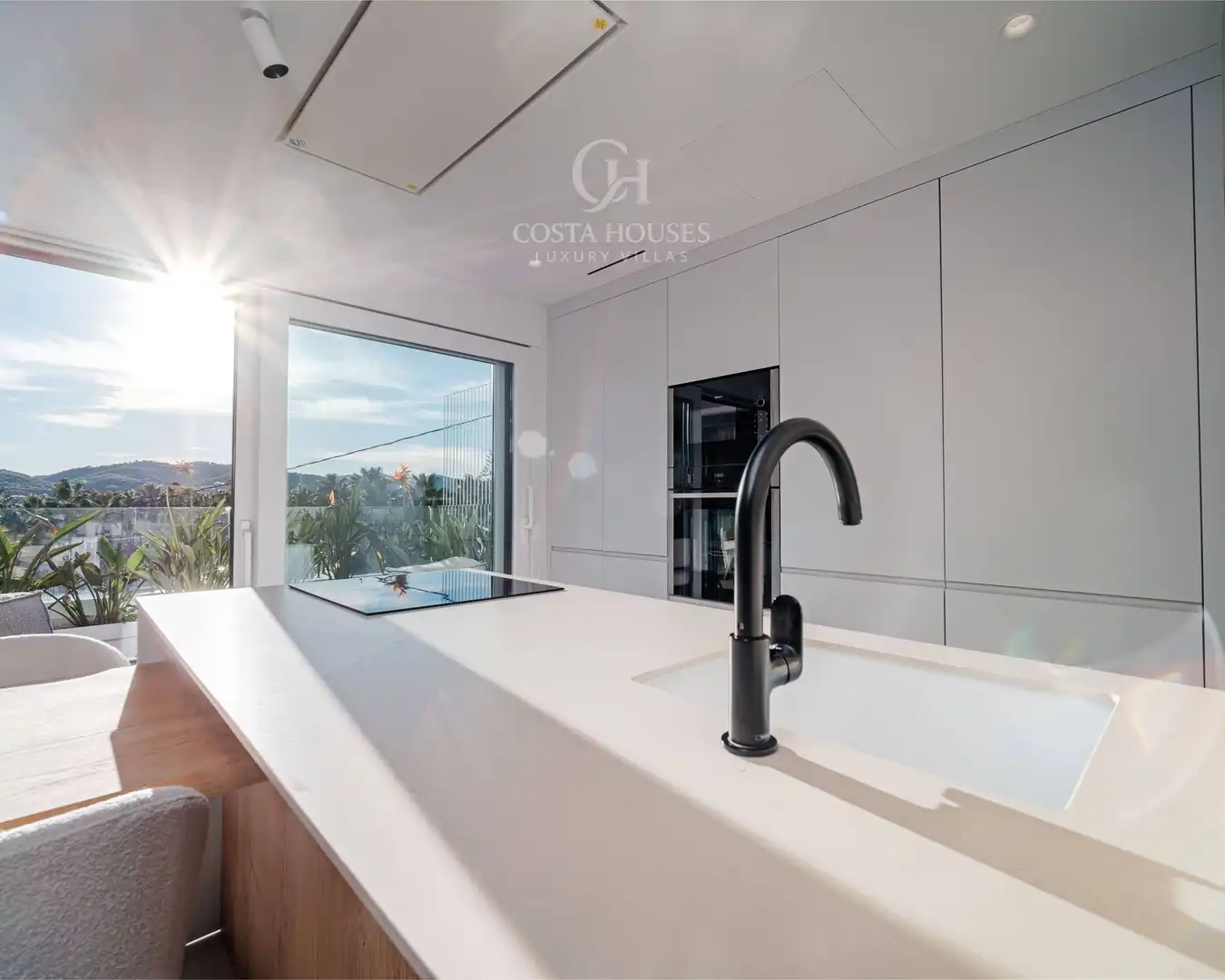 Cocina de Ático en venta en Jávea / Xàbia con Aire acondicionado, Calefacción y Jardín privado