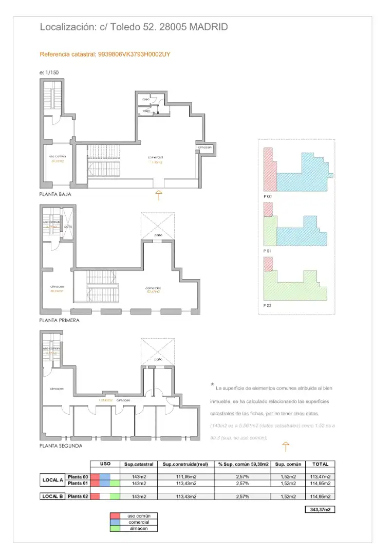 Commercial properties for rent in Calle de Toledo, 52, Palacio